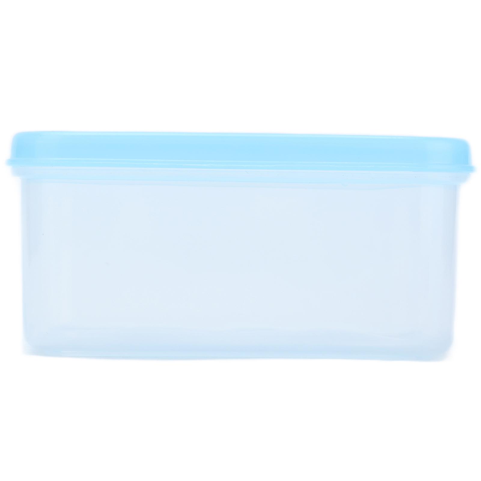 

5Pcs Small Food Container Blue Heat Resistant Reusable Mini Airtight Multifunctional Food Box