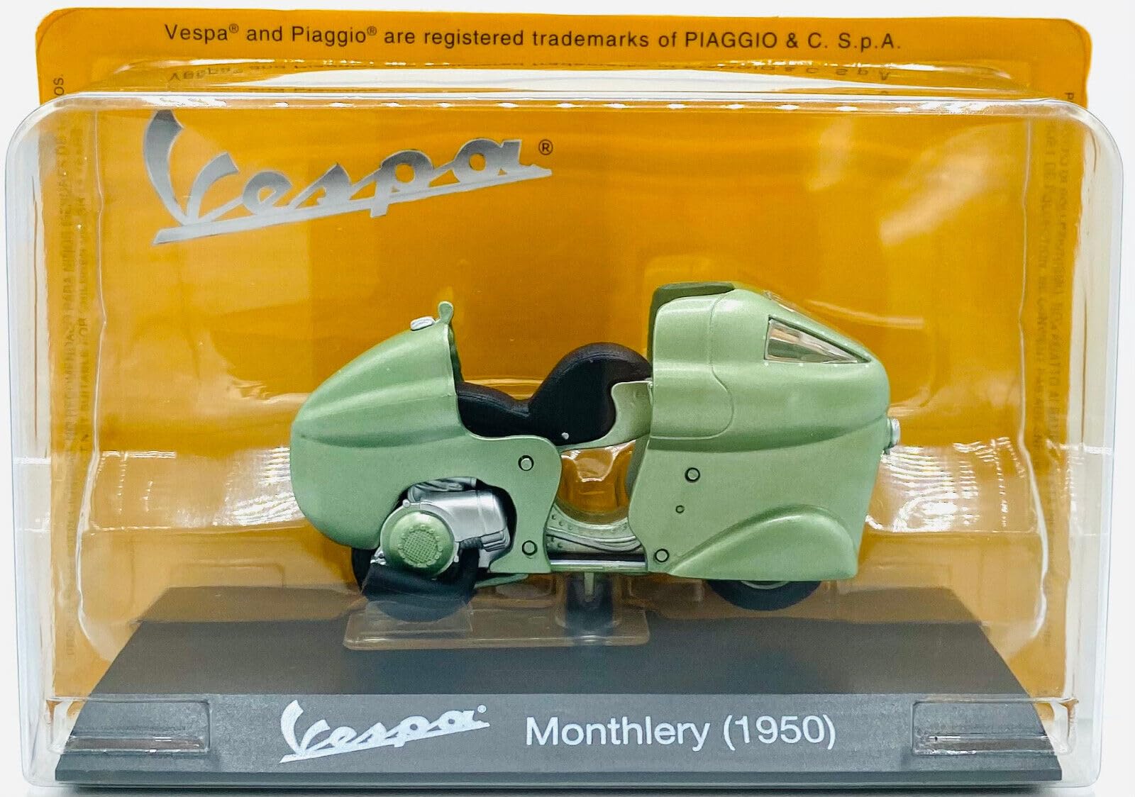 

scale Vespa Monthlery 1950 Green Vespa Monthlery Motorcycle 1/18 зелёный