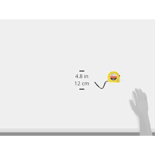 Densan Cable Fisher with Tape Measure, World's Smallest Retractable Cable Wiring Tool for Ceiling, Wall, and Underfloor Wiring, MCF-800