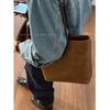Winter Portable Commuter Bag Female Retro Simple Tote Bag Wild Large-capacity Shoulder Bag