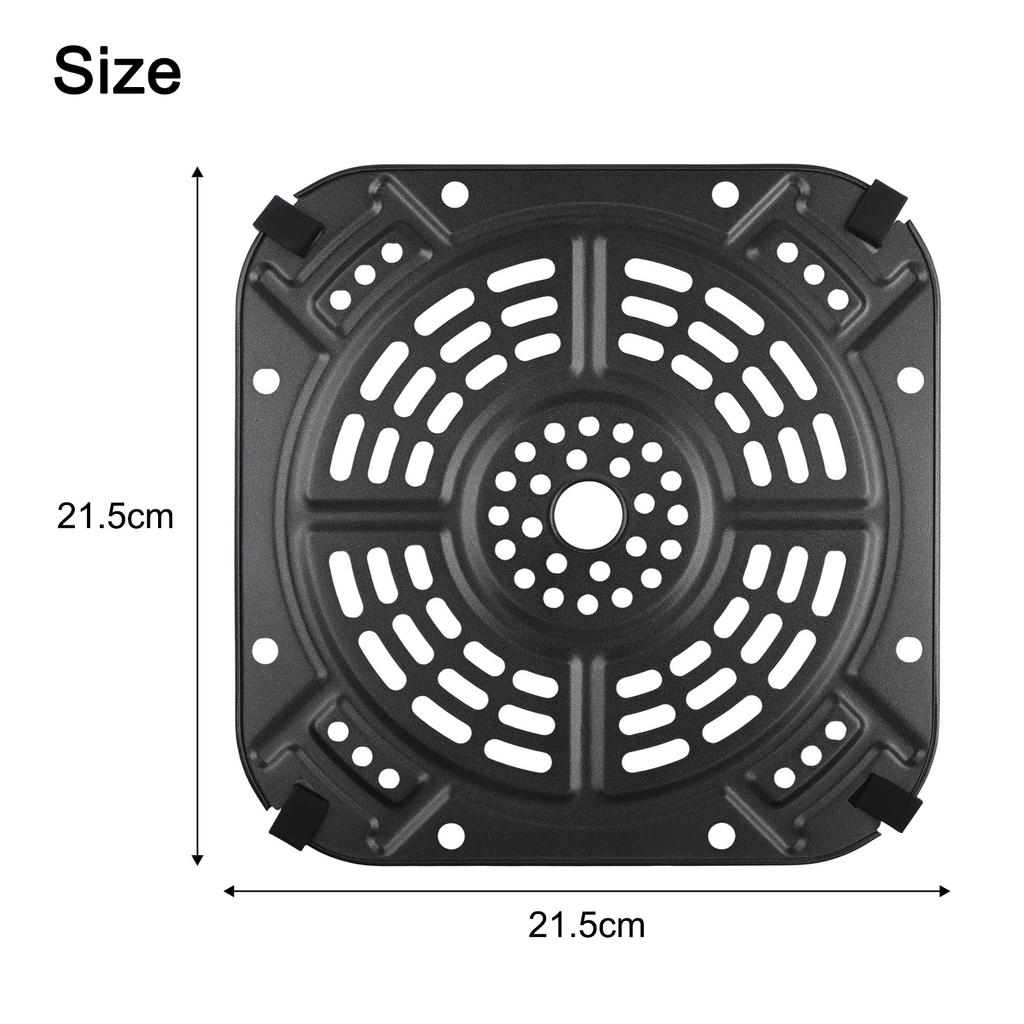 1 Pcs 21.5*21.5cm For Air Fried Plate Tray Replacement Plate For 2QT For AF141 Tray Air Fryer Replacement Accessories