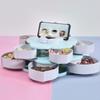 With Phone Holder Rotating Petal Candy Box Dust-proof Jewelry Organizer Snack Tray  Wedding