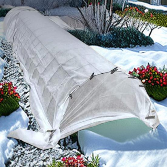 Yousheng Plant Cover Freeze Protection Kit Thickened Frost Cloth Blanket Reusable Garden Bed Covers for Winter Greenhouse Tunnel Snow Pest Protection