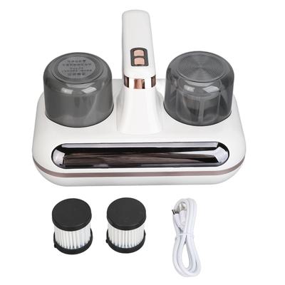 Bed Vacuum Cleaner UV C Light 100w Motor Handheld Cordless with 180ml Dust Collection Box Filter Mattress Vacuum Cleaner for Sofa Pillow