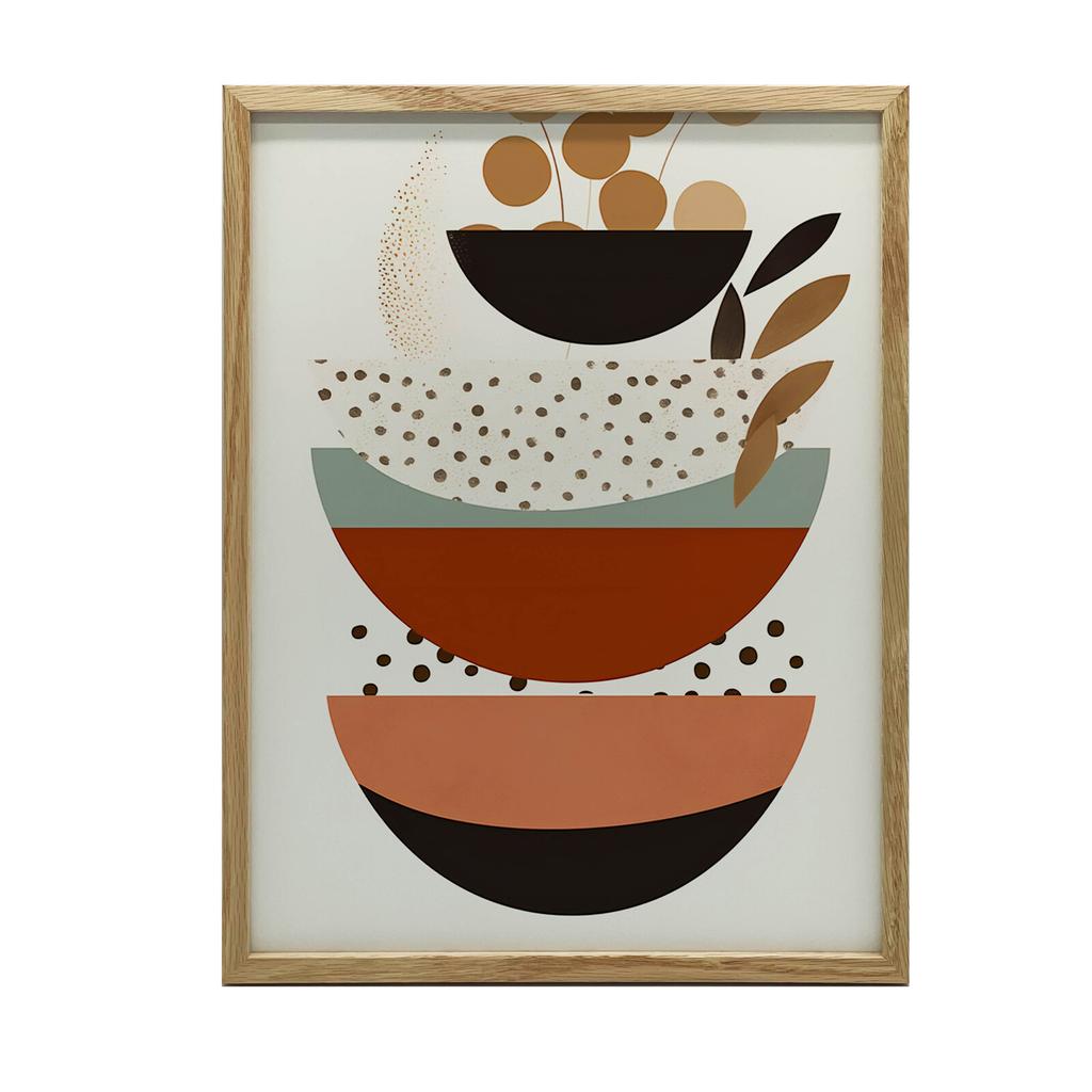 Harmonia Boho Harmonia Boho, 70X100 Cm, Rama Drewniana Jasny Dąb, Papier Matowy 230 Gsm