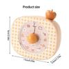 Visual Rotation Timer Quiet Operation Practical ABS Construction For Children Study Kitchen Timing Time Management Devic