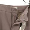 unused nano universe Center press Tapered pants 38 gray Adjust Magic Women Used