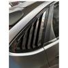 Triangle louver shark gill shaped rear window decorative window vent for Ford Focus MK2 2005-2013 hatchback 4D
