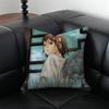 anime cyberpunk SSerial EExperiments LLain Cushion Cover Pillow Case Antidustmite Invisible zipper silky plush cushion