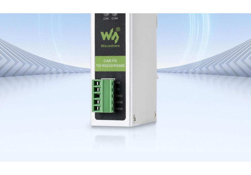 CAN FD Protocol Converter: Bi-directional with 5 Modes, DIN Rail Mountable