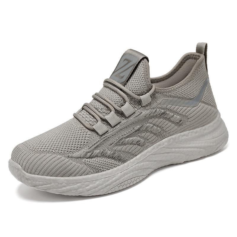 Fashion Men's Sports Shoes 2024 Spring New Men's Casual Breathable Single Shoes Men's Mesh Soft Sole Running Shoes