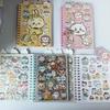 Cute Chiikawa Sticker Notebook 3-in-1 Cartoon High-Quality Stickers Journal Planner with Fun Stickers for Fun DIY Stationery