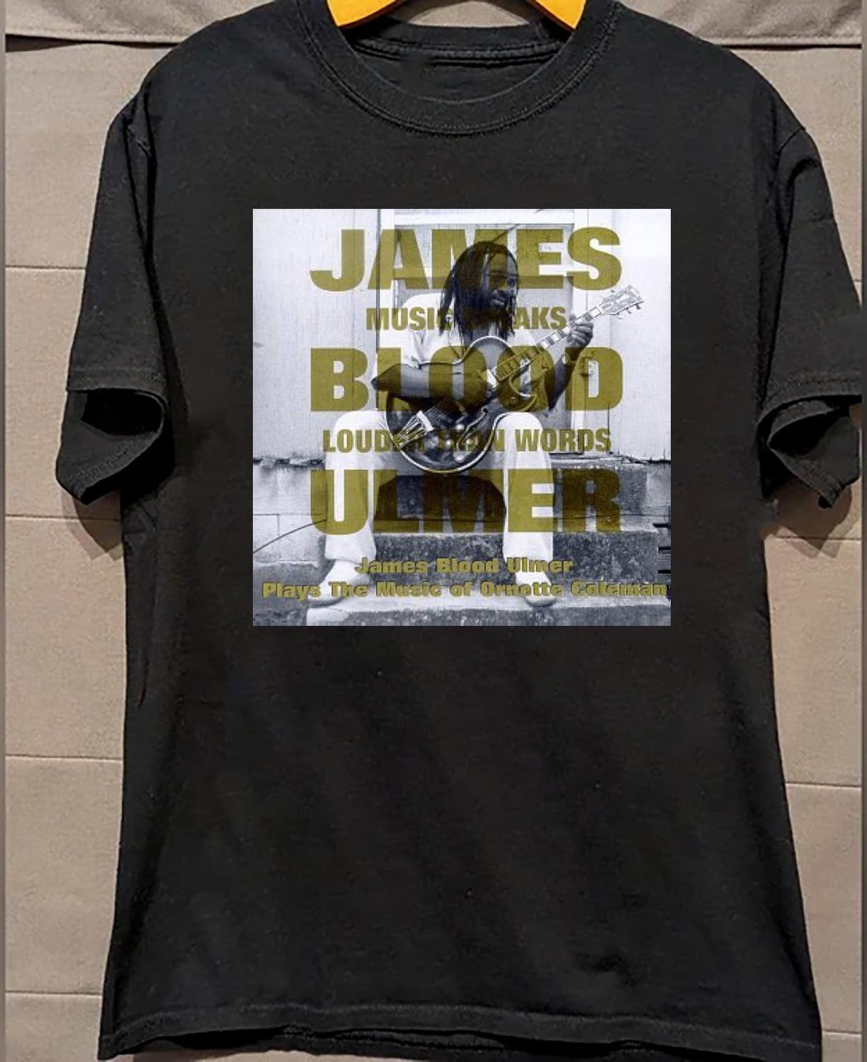 RARE James Blood Ulmer Black Cotton Shirt All size S-5XL L718 S