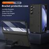 Suitable for Samsung Z Fold 6 5 Phone Case 4 3 Spring Hinge Adjustment Bracket Case Film, All Inclusive Anti Fall Protective Cover