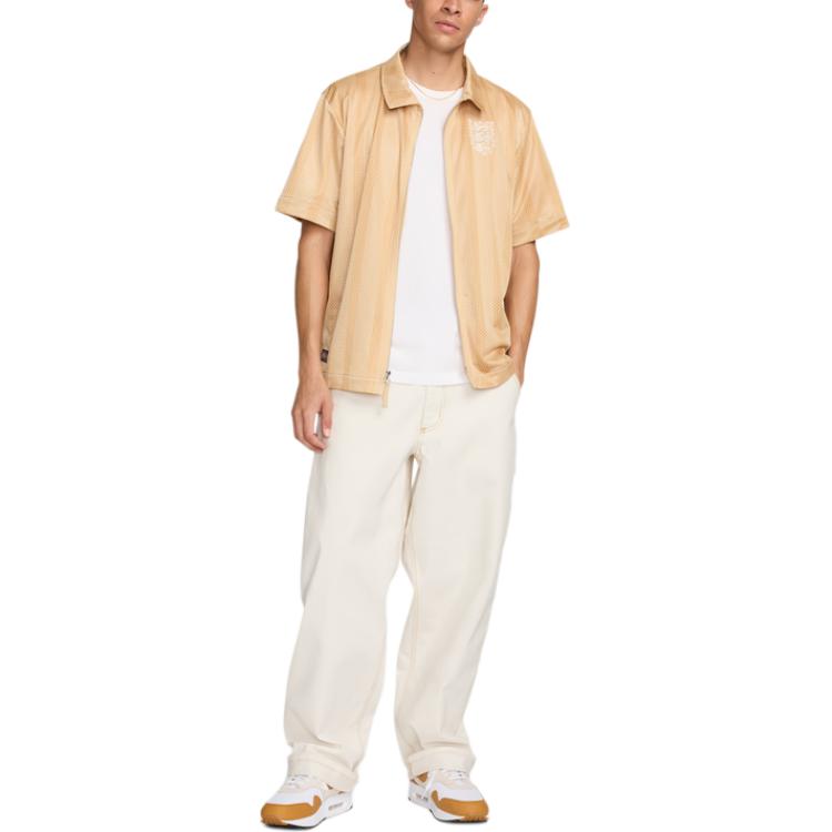 New Nike SS24 Shirt Men's Sesame Brown FZ6204-252