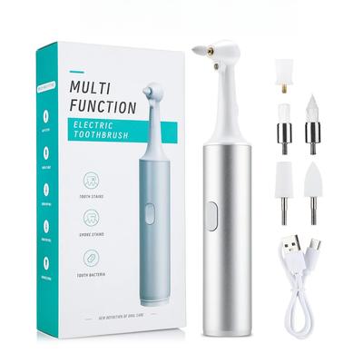 Electric Tooth Polisher Dental Scaler Multifunctional Stains Plaque Tartar Remover 5 In 1 Toothbrush Adult Tooth Whiting Cleaner
