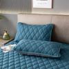 Brushed Cotton Padded Waterproof Pillowcase - Single Piece / 2-Piece Set Soft Breathable Pillow Cover for Bedroom Bed