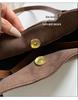 Women's Retro Suede Tote Bag - Large Capacity Frosted Shoulder Bag for Autumn 2025