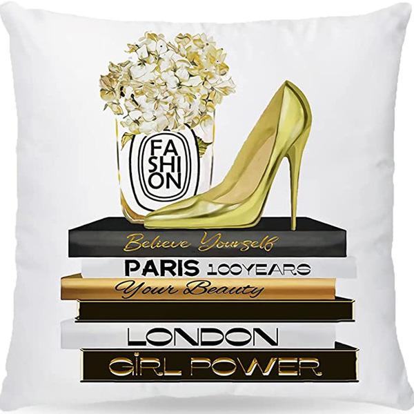 Perfume Bottle Pillow Cover Fashion Women'S Pet Home Sofa Car Ornament French Cushion Cover Premium Durable Quality
