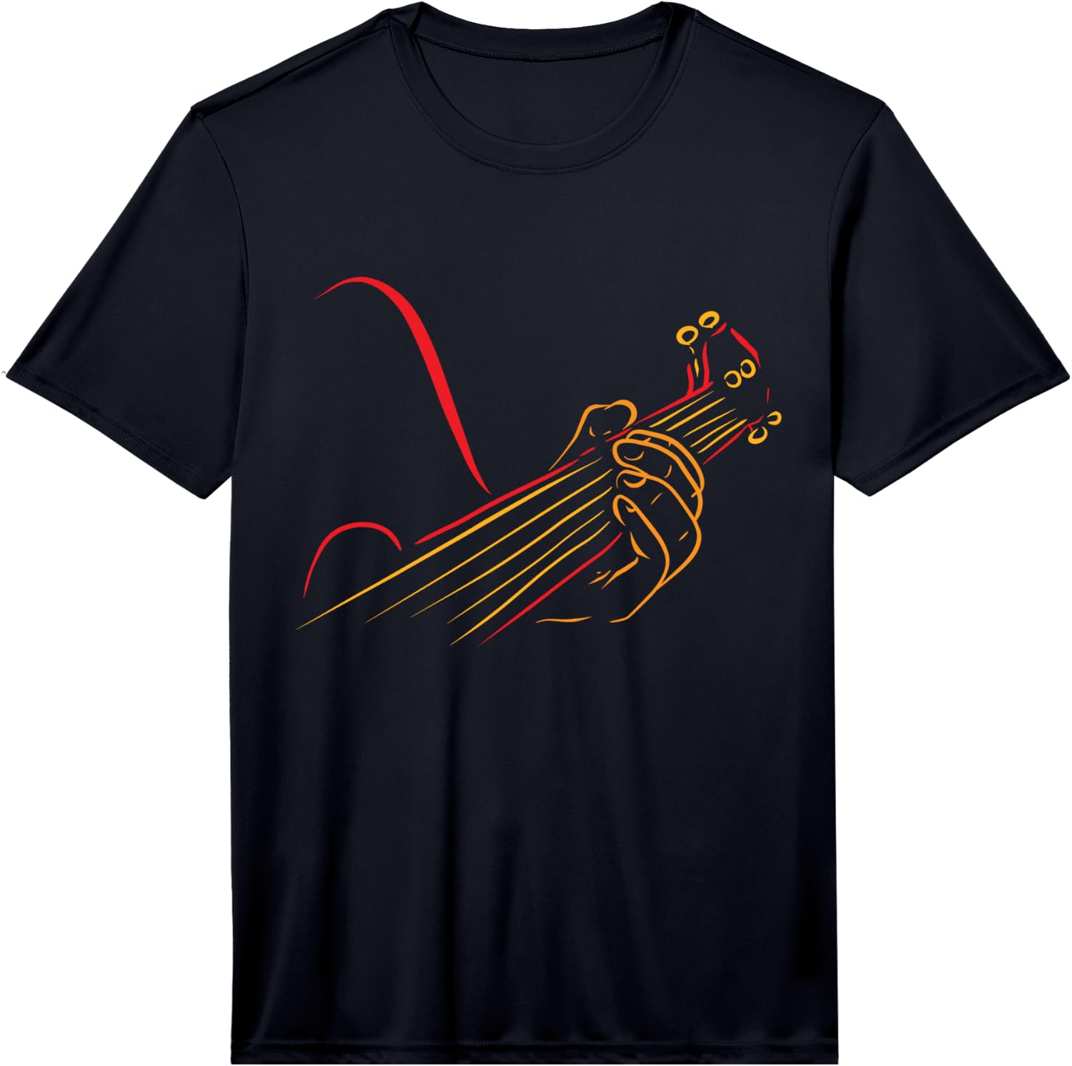 Playing Guitar Guitarist Music Life Funny Gift Performance Unisex T-Shirt S