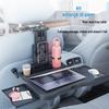 360° Rotating Car Backseat Tray Table: Multifunctional Folding Desk with Drink Holder