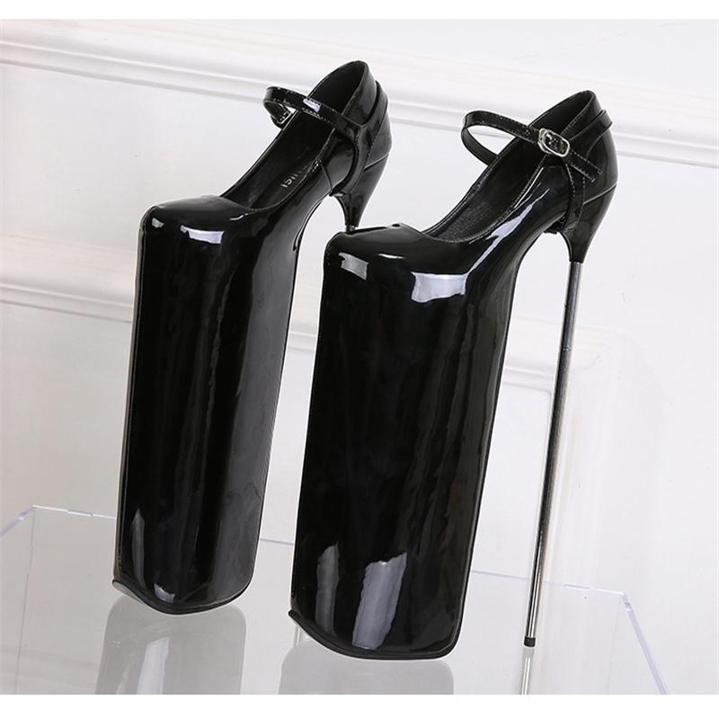 Crossdresser Flowers Stiletto Sexy 30cm Metall Thin High Heels Shoes Woman Waterproof Pumps Zapatos Mujer Plus:35-46