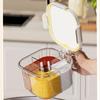 Seasoning box kitchen household seasoning bottle jar four-compartment large-capacity salt seasoning jar storage box