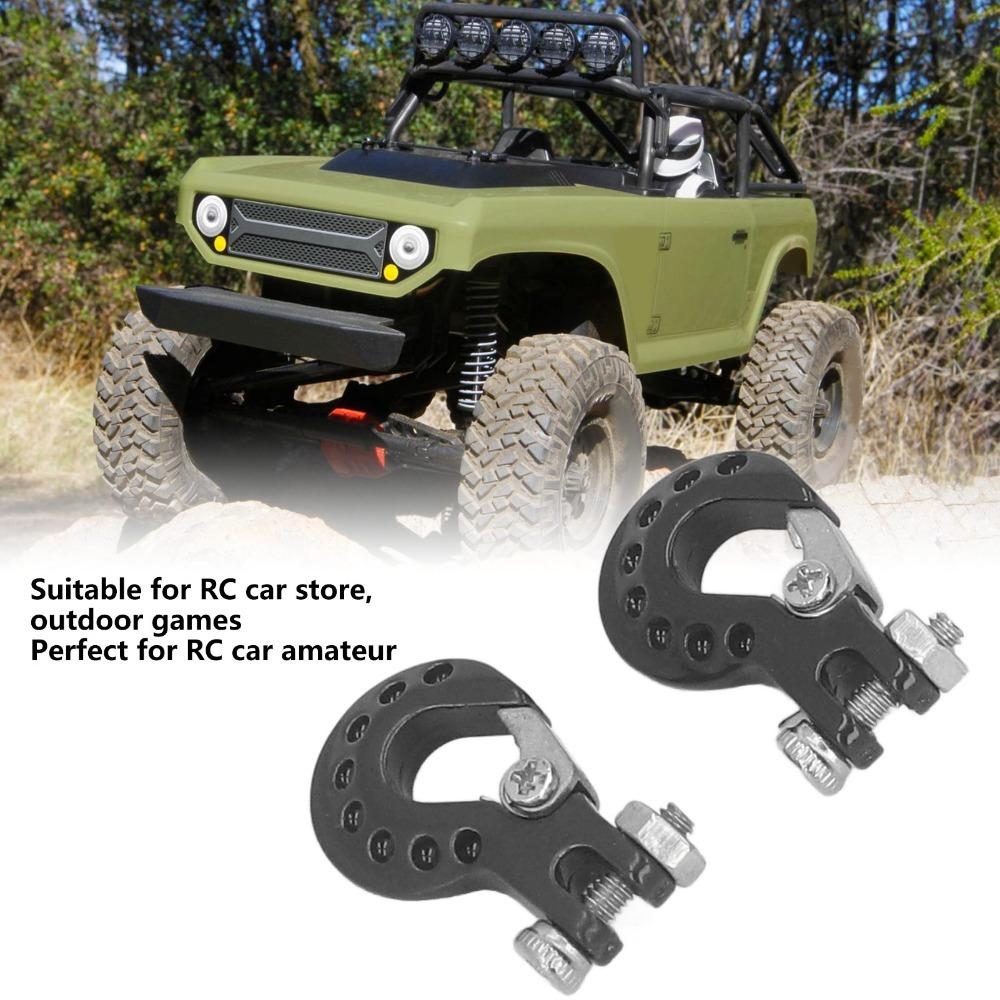 Upgrade Parts RC Car Tow Hook Trailer Chain Set for SCX10/D90/D110/TF2/TRX4 1/10 RC Crawler Truck