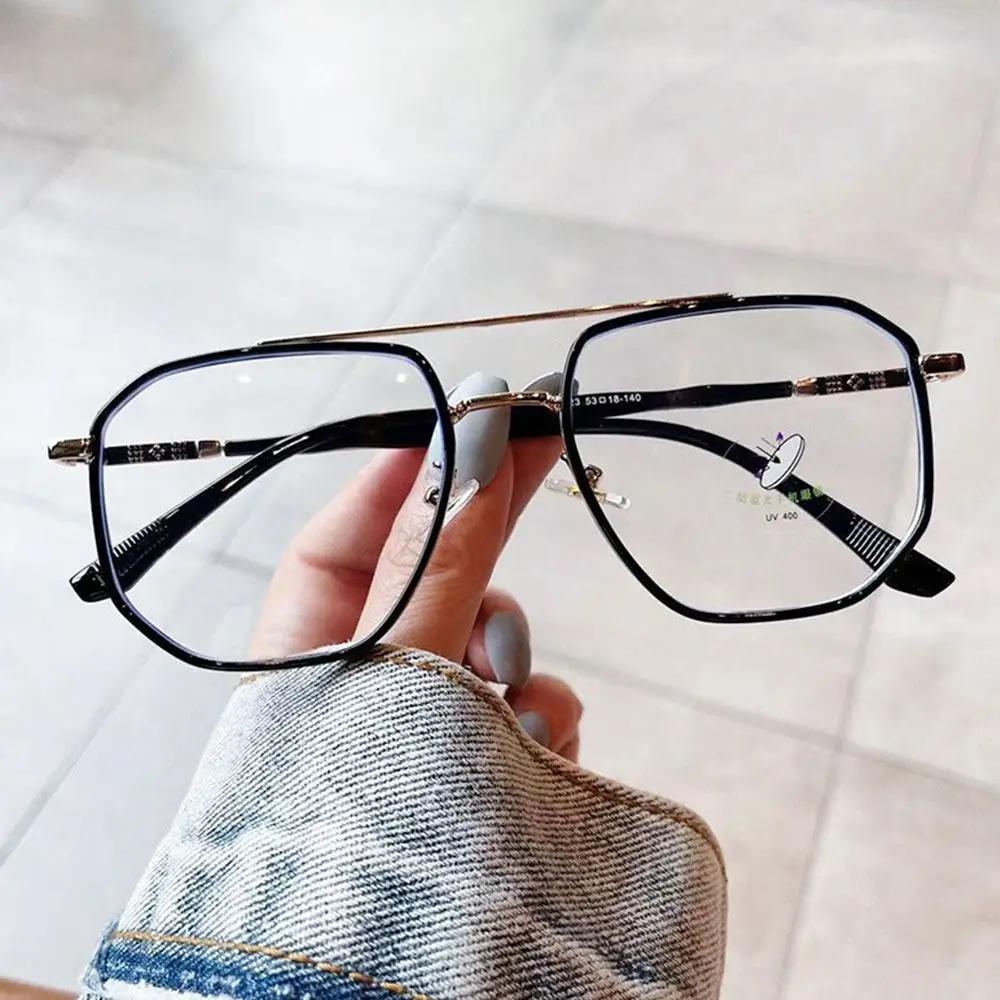 Durable Portable Anti-Blue-Ray Spectacles Female Male Oversized Optical Grade Frames Eye Protection Ultra Light Eyeglasses Office Goggles