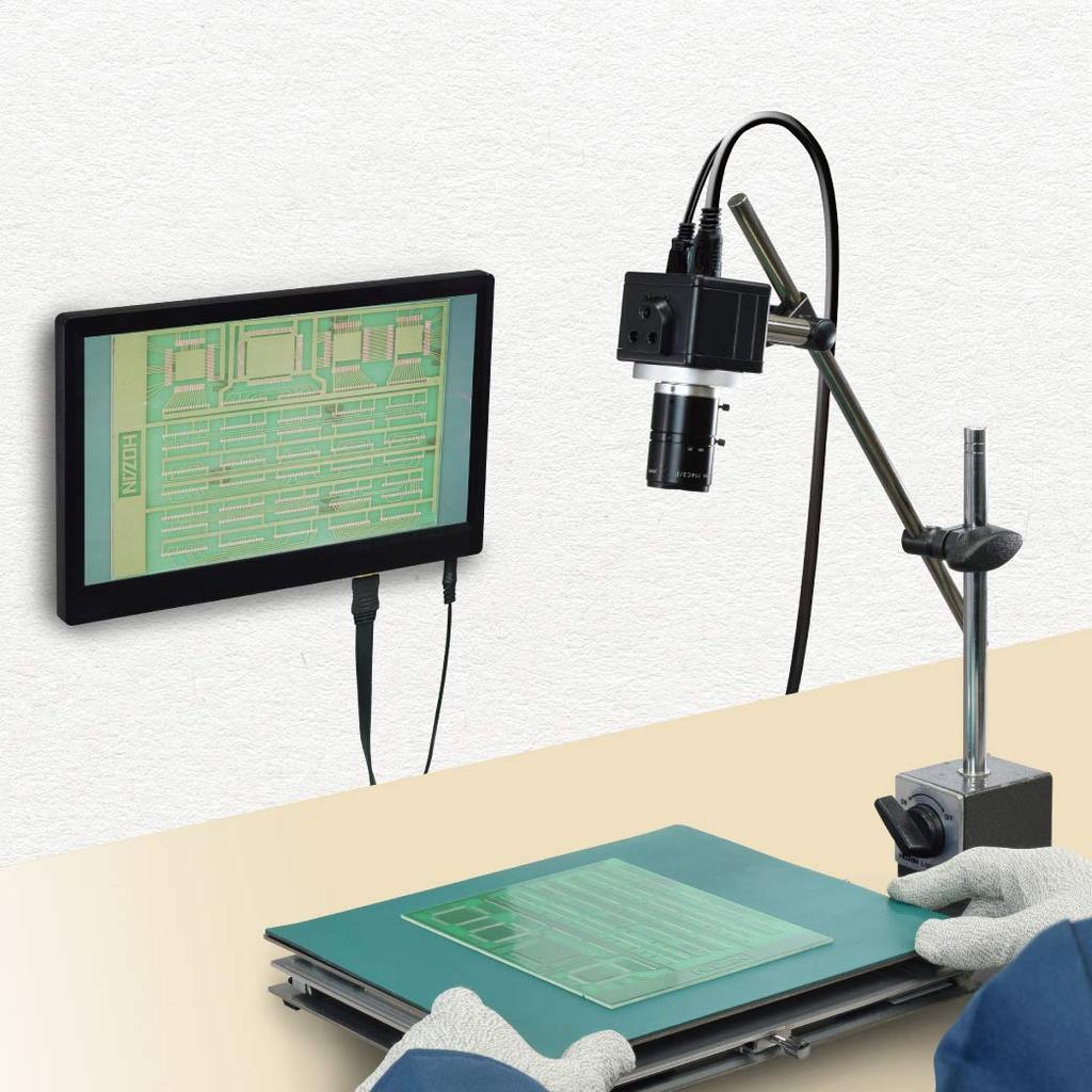 HOZAN Stage Linear Stage Manual Type Optical Instrument Parts For Inspection and Observation of Large Objects Image Stabilization X-Y L-535