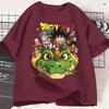 Vintage Dragonballs Tshirts Unisex Crewneck Pure Cotton T Shirts Short Sleeve Tees Unique Clothing