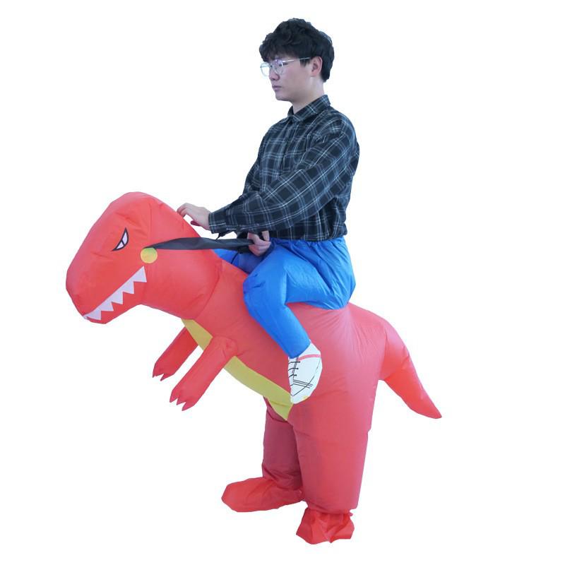 

Надувной костюм динозавра для детей на фестивали и выступления One Size