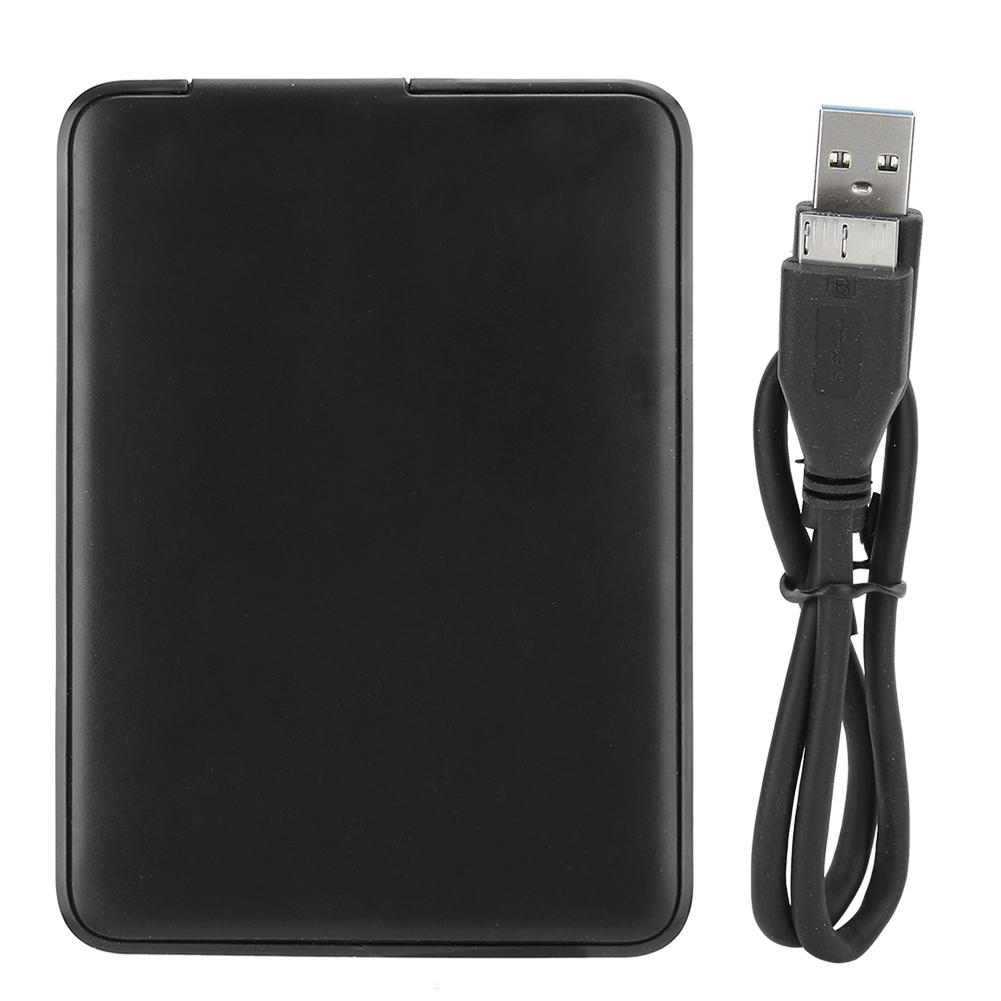 Portable External HDD USB3.0 Mobile Hard Disk Drive 8M Speeds for Notebook Computer60G (Not Inclube Hard Disk)