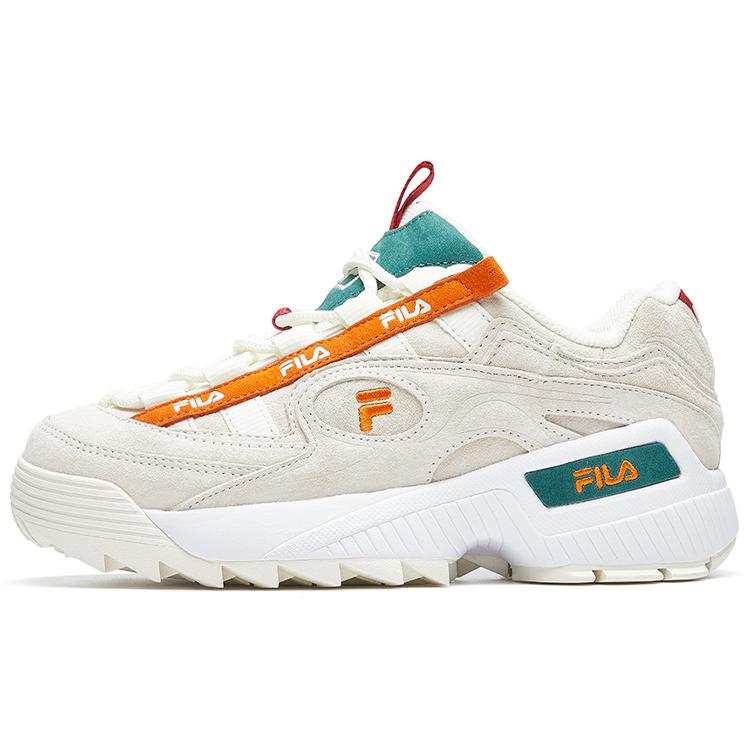 New FILA D Formation Daddy Shoes Green/Orange/White Women's F12W933711AMO