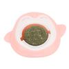 Catnip Wall Ball Rotatable Teeth Cleaning Interactive Cute Adhesive Cat Licking Ball for Indoor