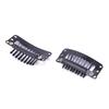 Economical Bulk Wholesale 9 Teeth Hair Fixing Clips Stainless Steel for Household Daily Hair Extension Styling Auxiliary Tools