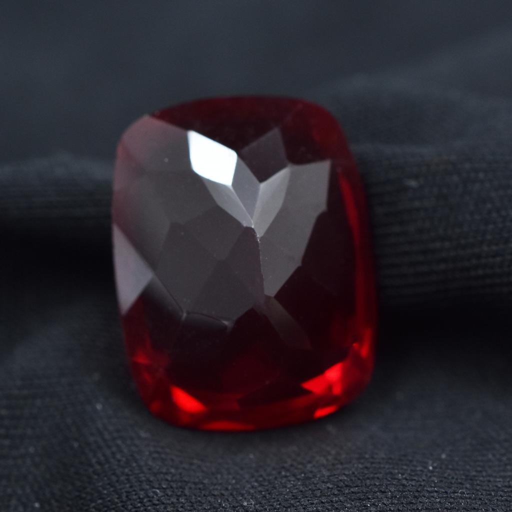 24.00 Ct Red Ruby Natural Unique Cushion Cut Loose Gemstone   For Ring
