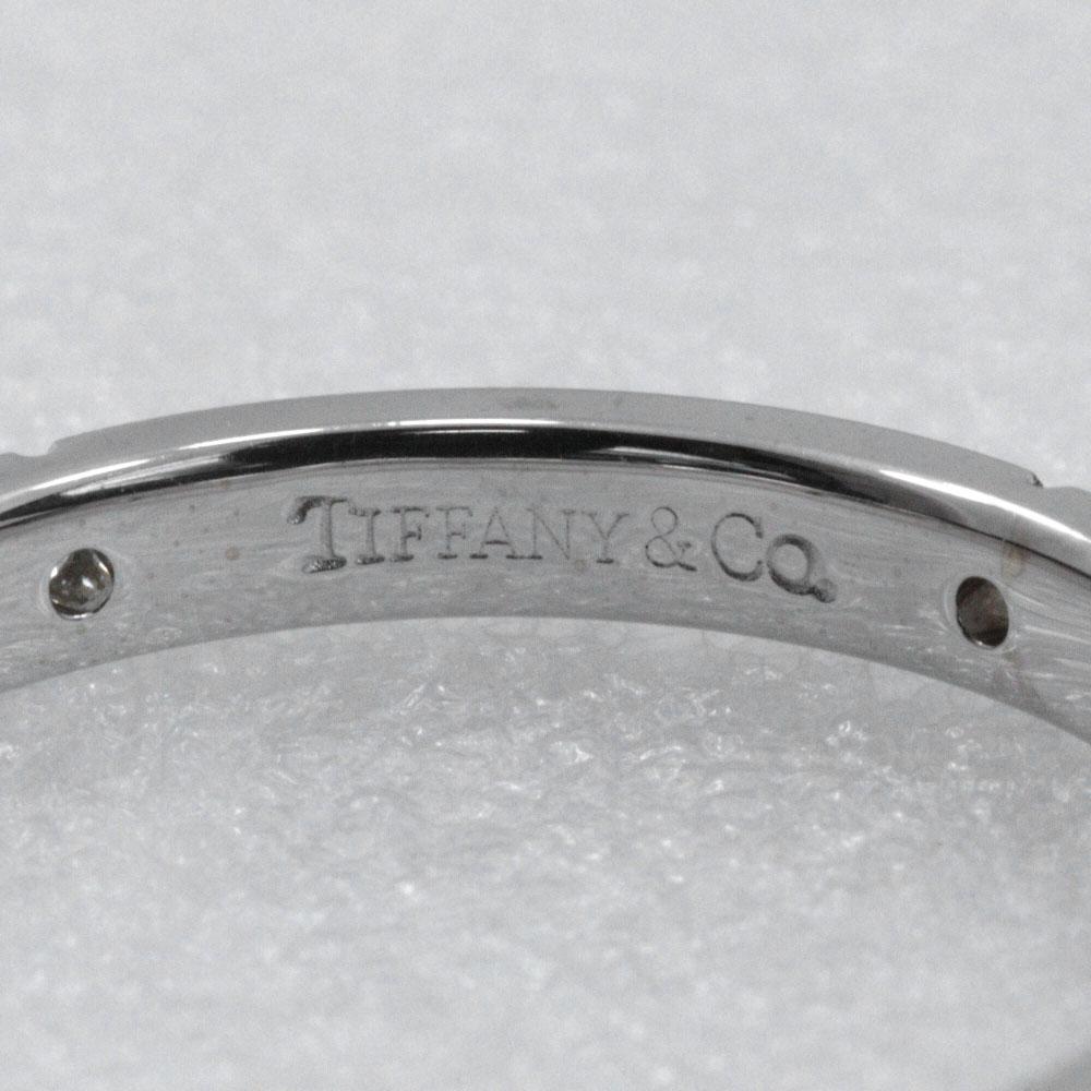 TIFFANY&Co. Streamerica 5P Diamond Ring K18 White Gold/diamond #6.4(US Size) 3g Women Used