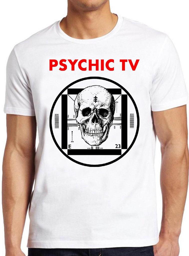 Psychic Tv Force The Hand Of Chance Punk Rock Retro Music Top Tee T Shirt 1738