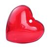 Love Heart Shaped Pendant Crystal Glass Peach Heart Loose Beads Charm for DIY Jewelry Necklace Earrings Making