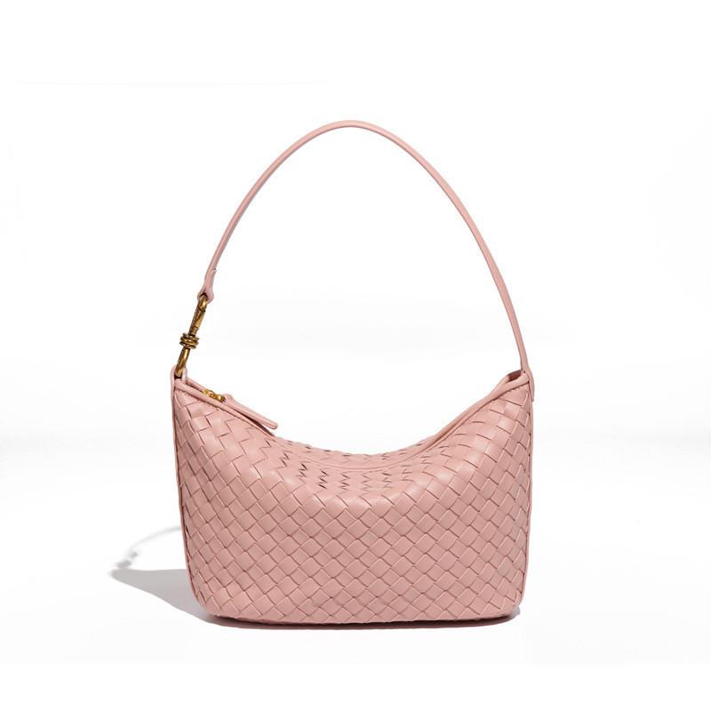 IELGY Geantă de nișă la modă de sub braț, țesută manual, geantă de umăr messenger la modă, geantă portabilă casual și simplă pentru cutia de prânz