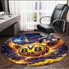 Borussia DortmundBVB Print Round Rug, Washable Floor Carpet, For Entryway Dorm Laundry Room Office Study, Home Decor Birthday Christmas Gift