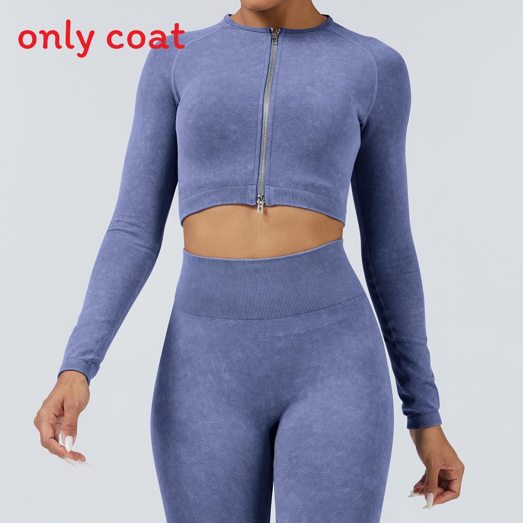 Aerobes Fitness-Set Mit Feuchtigkeitsableitendem Stoff Für Damen Laufen Und Yoga