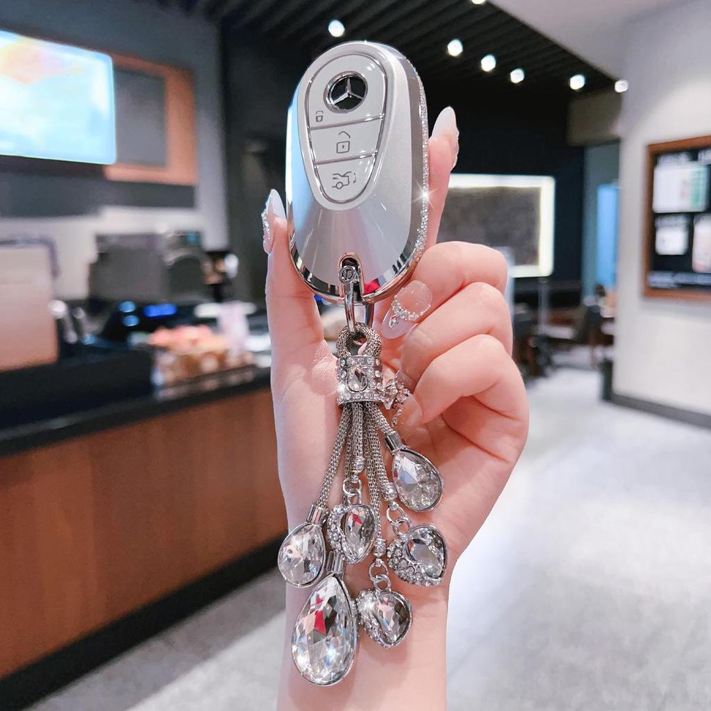 Mercedes CLE Maybach S480 Key Shell E300l GLC C260l Forged Diamond Key Cover