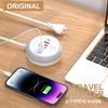 50W USB C PD Charger 6 Ports Fast Charging Station with Touch LED Light Travel Charger for iPhone 15 Samsung Xiaomi Quick Charge