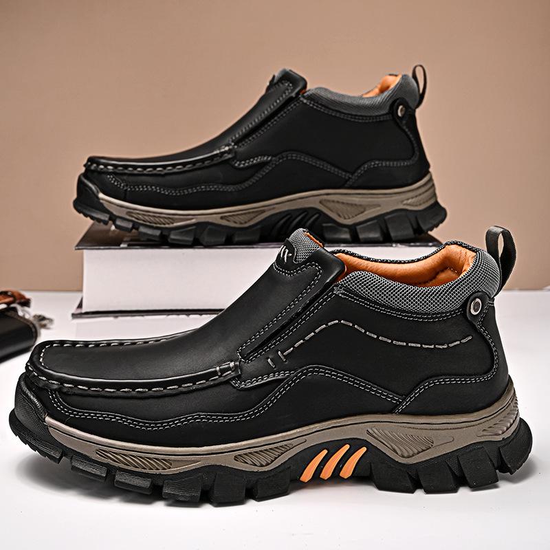 High-Top Men's Wear-Resistant Non-Slip Urban Outdoor Casual Boots for Autumn/Winter