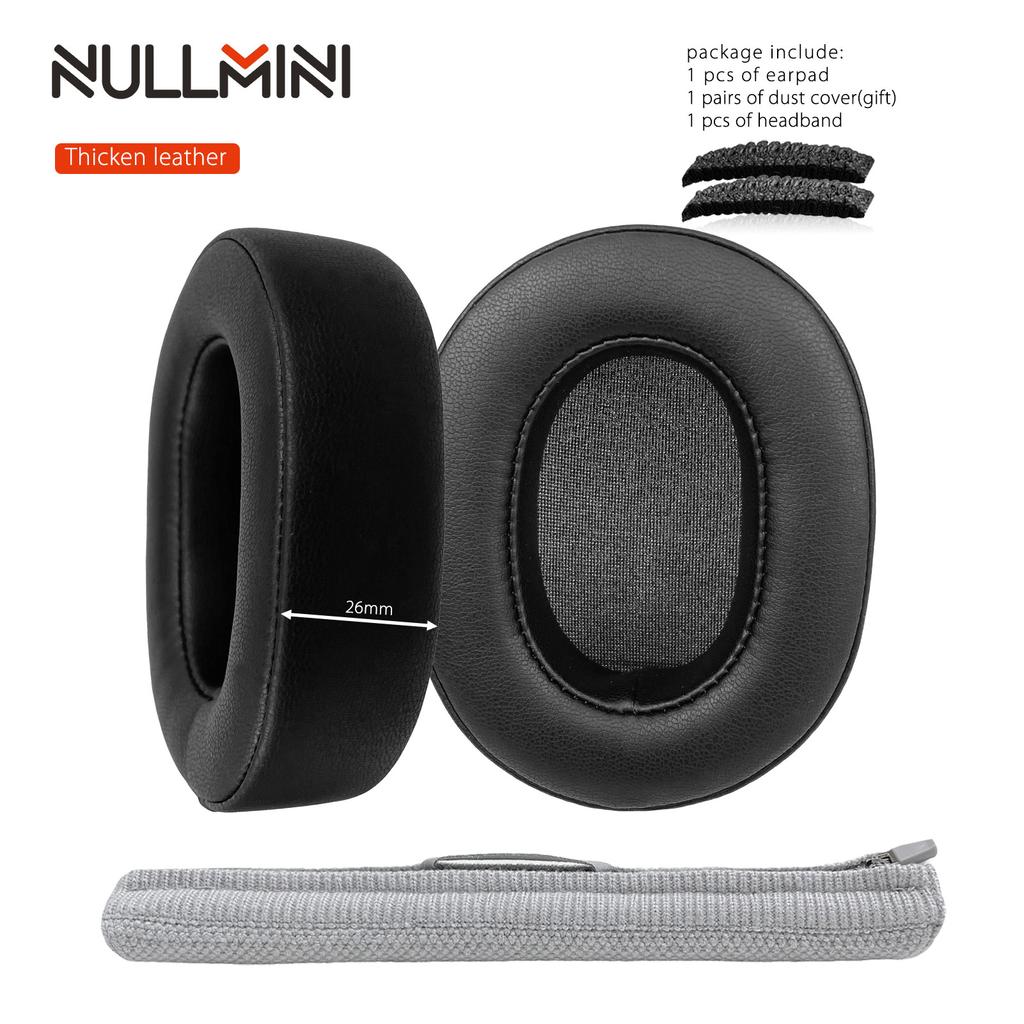 NullMini Replacement Earpads for Sony WH-1000XM5 Headphones Cooling Gel Earmuff Sleeve Ear Cushion Headset Headband Headbeam