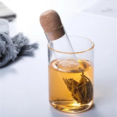 Tea Infuser Tea Filter Sieve Glass Pipe Creative Tea Mate Tea Maker Brewing For Spice Herb Tea Strainer Teaware Tool Accessories