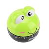 Cartoon Animal Shape Kitchen Timer Mechanical Counters Clock for Cooking Timing Tool(Green)