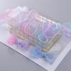 5yards 5.5~6CM Gradient Fishtail Yarn Ribbon Lace for Gift Packing Clothing Sewing Supplies DIY Bows Decor Craft Accessories